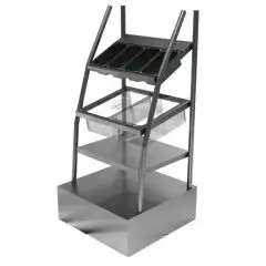 Elemento porta pane posate tovaglie e vassoi - Lunghezza cm 82 - Profondità cm 80 - Altezza cm 170