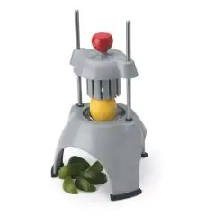 TAGLIAPATATE E AGRUMI MANUALE - MOD. TPA700 - IN ACCIAIO INOX E POLICARBONATO - TAGLIO A SPICCHI GRAZIE ALLE LAME INTERCAMBIABILI - DIMENSIONI cm L 24,8 x P 23 x H 40,6 - NORMA CE