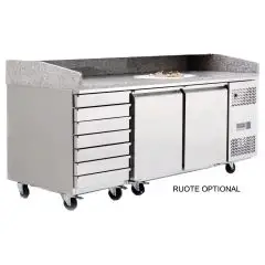Banco pizza refrigerato in acciaio inox Atosa EPF3480GR