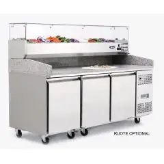 Banco pizza refrigerato in acciaio inox Atosa EPF3485GR/33