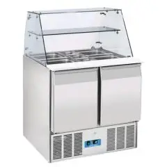 Saladette refrigerata in acciaio inox Cool Head CRQ 90A