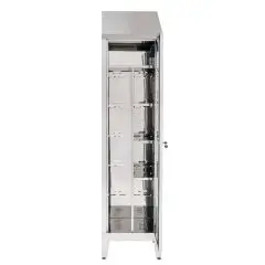 Armadio portascope in acciaio inox - n.1 anta a battente