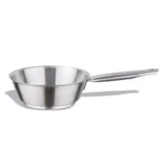 CASSERUOLE CONICHE IN ACCIAIO INOX 18/10 - COMPATIBILE CON CUCINA AD INDUZIONE