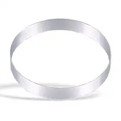 ANELLO ROTONDO PER TORTE IN ACCIAIO INOX - ALTEZZA cm. 2