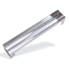 TEGLIA ARROTONDATA PER TORTE IN ACCIAIO INOX - ALTEZZA cm. 6