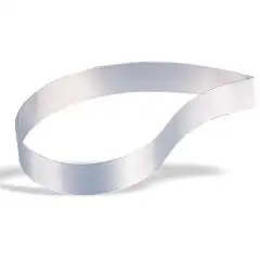 LACRIMA IN ACCIAIO INOX - ALTEZZA cm. 4,5