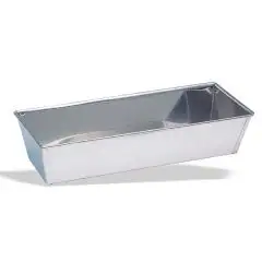 TORTIERE RETTANGOLARI IN ACCIAIO INOX