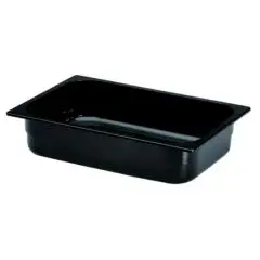 BACINELLE GELATERIA IN POLICARBONATO NERO