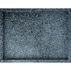 TEGLIE IN ACCIAIO INOX SMALTATE PIEGATE GASTRONORM - SMALTO FINITURA GRANITO