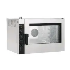 Forno elettrico combinato a convezione e vapore per gastronomia, panetteria e pasticceria 5 teglie Allforfood NECE52