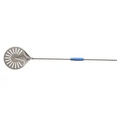 Palettino Tondo Forato  in Inox - GI.METAL Linea AZZURRA - Codice I-20F/180 - Diametro 20 cm - Altezza  201 - Imballo confezione da n. 1 Unità