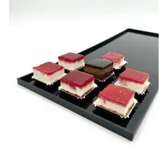 Vassoio Da Esposizione Nero in Abs - MC - Codice 8627 - Dimensioni cm 60x20 - Altezza  1 - Imballo confezione da n. 1 Unit&agrave;