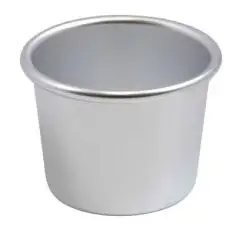 Stampo Creme Caramel  in Alluminio - OTTINETTI - Codice 1168 - Diametro 6 cm - Imballo confezione da n. 1 Unità