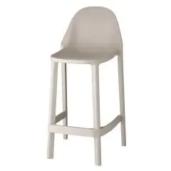 SGABELLO PIU' - MOD. 2337 - SEDUTA E SCHIENALE IN TECNOPOLIMERO - PER USO INTERNO ED ESTERNO - IMPILABILE FINO A SEI PEZZI - ALTEZZA SEDUTA cm 75 - DIM. cm L 48 x P 47 x H 105 - NORMA CE