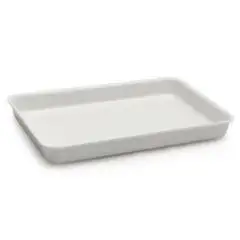 Vassoio Rettangolare Bianco in San - SSS - Codice 128/A4 - Dimensioni cm 22x29,5 - Altezza  5 - Imballo confezione da n. 1 Unit&agrave;