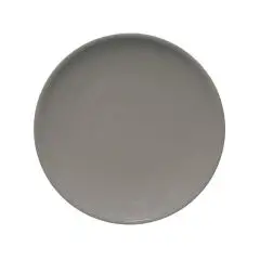 Piatto Piano Grigio - SATURNIA Linea SIVIGLIA - Diametro 21 cm - Imballo confezione da n. 12 Unità