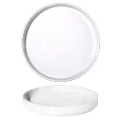 Piatto Piano Nordic  - SATURNIA Linea OSLO - Diametro 20 cm - Imballo confezione da n. 12 Unità