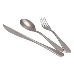 Cucchiaio Moka  in Acciaio Inox Satinato - PINTI Linea AUDREY MYSTIQUE - Spessore mm 3 - Altezza  110 - Imballo confezione da n. 12 Unità