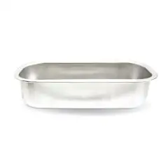 Stampo Plum Cake  in Acciaio Antiaderente - STEEL PAN - Codice 18419 - Dimensioni cm 30x11 - Altezza  8 - Imballo confezione da n. 1 Unità