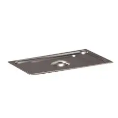 Coperchio  1/6 Con Guarnizione  in Acciaio Inox/Silicone - INOXMACEL Linea GASTRONORM INOX - Codice C 16 SI - Imballo confezione da n. 1 Unità