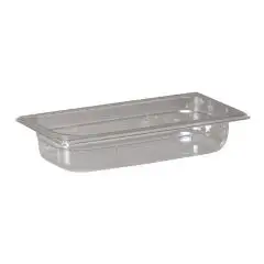 Vasca  1/3  in Policarbonato - INOXMACEL Linea GASTRONORM POLICARBONATO - Codice P 13100 - Dimensioni cm 32.5x17.5 - Altezza cm 10 - Imballo confezione da n. 1 Unità