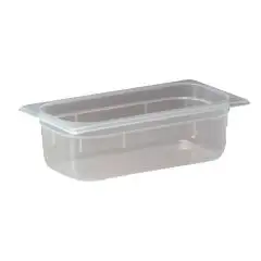 Vasca  1/3  in Polipropilene - INOXMACEL Linea GASTRONORM POLIPROPILENE - Codice PR 13100 - Dimensioni cm 32.5x17.5 - Altezza cm 10 - Imballo confezione da n. 1 Unità