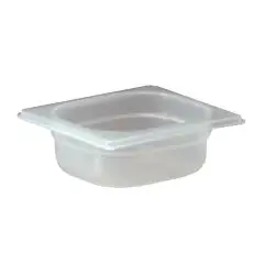 Vasca  1/6  in Polipropilene - INOXMACEL Linea GASTRONORM POLIPROPILENE - Codice PR 16065 - Dimensioni cm 17.6x16.2 - Altezza cm 65 - Imballo confezione da n. 1 Unità