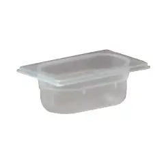 Vasca  1/9  in Polipropilene - INOXMACEL Linea GASTRONORM POLIPROPILENE - Codice PR 19100 - Dimensioni cm 17.6x10.8 - Altezza cm 10 - Imballo confezione da n. 1 Unità