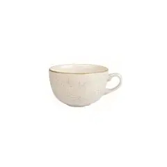 Tazza Cappuccino Senza Piatto Barley White - CHURCHILL Linea STONECAST - Codice SWHSCB441 - Capacità 50 cl  - Diametro 115 cm - Altezza  7 - Imballo confezione da n. 6 Unità