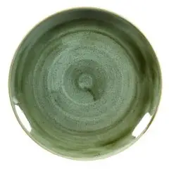 Piatto Piano Coupe Samphire Green - CHURCHILL Linea STONECAST - Codice SSGSEV101 - Diametro 26 cm - Imballo confezione da n. 12 Unità