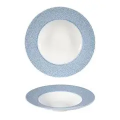 Pasta Bowl Ocean Blue - CHURCHILL Linea ISLA - Codice OCISIWBM1 - Diametro 24 cm - Imballo confezione da n. 12 Unità