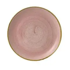 Piatto Piano Coupe Petal Pink - CHURCHILL Linea STONECAST - Codice SPPSEV101 - Diametro 26 cm - Imballo confezione da n. 12 Unità