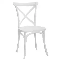 SEDIA - MOD. A11 - STRUTTURA IN POLIPROPILENE - ALTEZZA SEDUTA cm 46 - IMPILABILE - PER USO ESTERNO - DIM. cm L 45 x P 42,5 x h 88 - NORMA CE