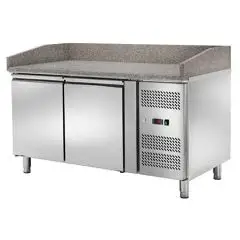 Banco pizza refrigerato in acciaio inox Allforfood CM2602TN