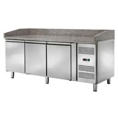 Banco pizza refrigerato in acciaio inox Allforfood CM3602TN