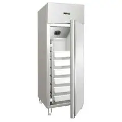 Armadio frigo per pesce in acciaio inox Amitek AK604FH