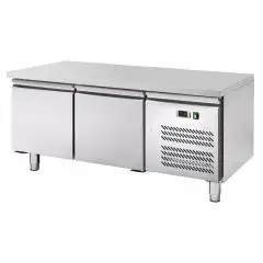 Tavolo refrigerato in acciaio inox Amitek AKU2104TN