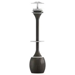 Nebulizzatore per esterno Idrobase - Mod AURORA 60 B - Rinfrescatore a nebulizzazione - Potenza ventilatore W 60 - Base di appoggio - Altezza cm h 220