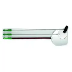 KIT 3 PEZZI - MOD. AV4972 - Altezza cm 135 - Pala ø cm 33 - Palino ø cm 22 - Spazzola