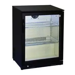 ESPOSITORE REFRIGERATO - Mod. BBC 186 - Temperatura +1°/+10°C - Capacità lt. 124 - Alimentazione MONOFASE V230/1 - Potenza W 180 - Dimensioni cm. L 60 x P 52 x h 90