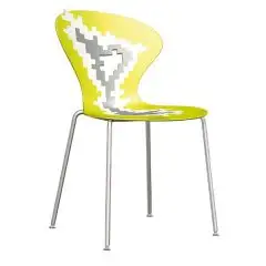 SEDIA BIG BANG - MOD. BIG BANG - STRUTTURA IN METALLO 4 GAMBE - SCOCCA IN TECNOPOLIMERO MULTICOLORE - PER USO INTERNO/ESTERNO - DIM. cm L 46 x P 52 x H 81 - NORMA CE