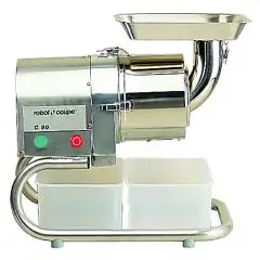 PASSATRICE E DENOCCIOLATRICE DA BANCO - MOD. C 80 - ALIMENTAZIONE MONOFASE 230V/1/50 - POTENZA W 650 - DIMENSIONI cm L 62 x P 36 x 52 h