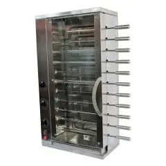 MULTIGRILL - MOD. CEV6 -  Struttura portante in acciaio inox - N. 3 resistenze corazzate indipendenti con regolatore di energia - N. 6 + 5 spade inox - Voltaggio 400V/3N TRIFASE - Potenza 5,4 KW - Dimensioni: cm L 58,7 X P 31,5 X 109 h - Norma CE