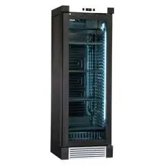 VETRINA REFRIGERATA PER VINO - Mod. ENY 420 N BLACK - STATICO - TEMPERATURA °C +4/+18 - N. 1 PORTA IN VETRO - STRUTTURA IN LEGNO FRASSINO NERO - CAPACITA' LORDA Lt. 382 - CAPACITA' NETTA Lt. 342 - POTENZA W 230 - ALIMENTAZIONE 220/50Hz MONOFASE - DIMENSIO