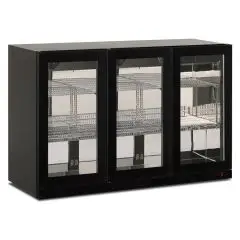 Frigo vetrina pensile SUBZERO nero modello COLD WALL 300 BLK, capacit&agrave; Lt 280 e temperatura -2&deg;C/+10&deg;C.