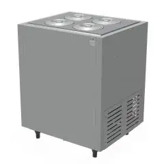 Conservatore per gelato mantecato a pozzetto - Mod COMBI 4C - Capacità lt 181 - Temperatura da -5° a -20°C - Dimensioni cm L 77 x P 67,9 x h 96,1