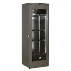 ESPOSITORE REFRIGERATO PER VINO - Mod CW 400 L 2 MT - Capacit&agrave; Lt 375 - Temperatura +2/+20 &deg;C - Mono e multi temperatura - Potenza W 230 - Alimentazione monofase - Dimensioni cm L 64 x P 61,3 x 188,5 h