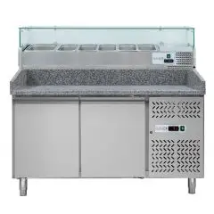 Banco pizza refrigerato in acciaio inox ILINE DB2600TN38