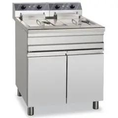 Friggitrice elettrica professionale Dexion DEF12+12S linea STAND