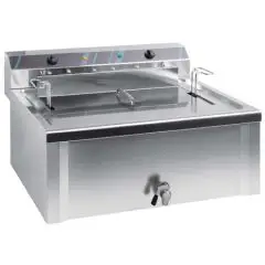 Friggitrice elettrica professionale da banco per pasticceria Dexion DEF20BP linea STAND